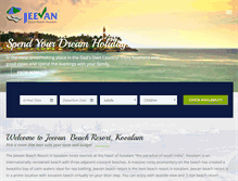 Tablet Screenshot of jeevanresort.net